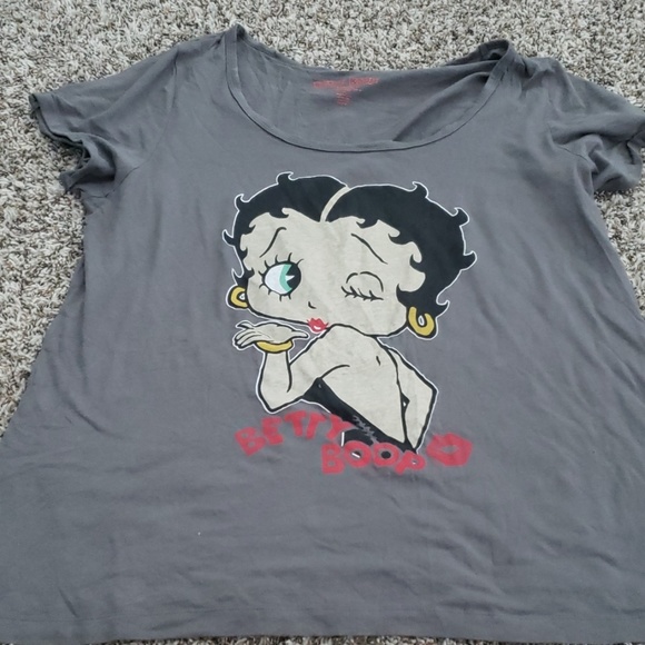 Forever 21 Tops - Betty Boop gray shirt size 3X
